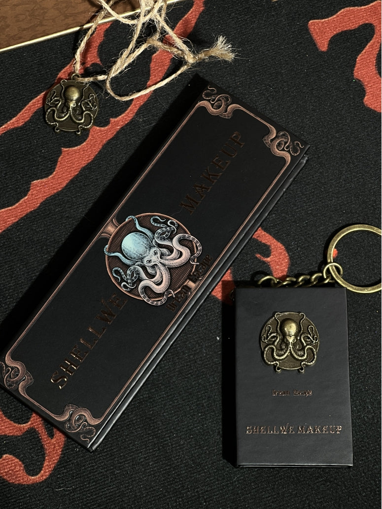 Shellwe Makeup Octopus Escape Dream Matte Satin Shimmer Chameleon Quad Eyeshadow Palette - Long Lasting Highly Pigmented Eye Shadow for Party, Wedding & Everyday Makeup