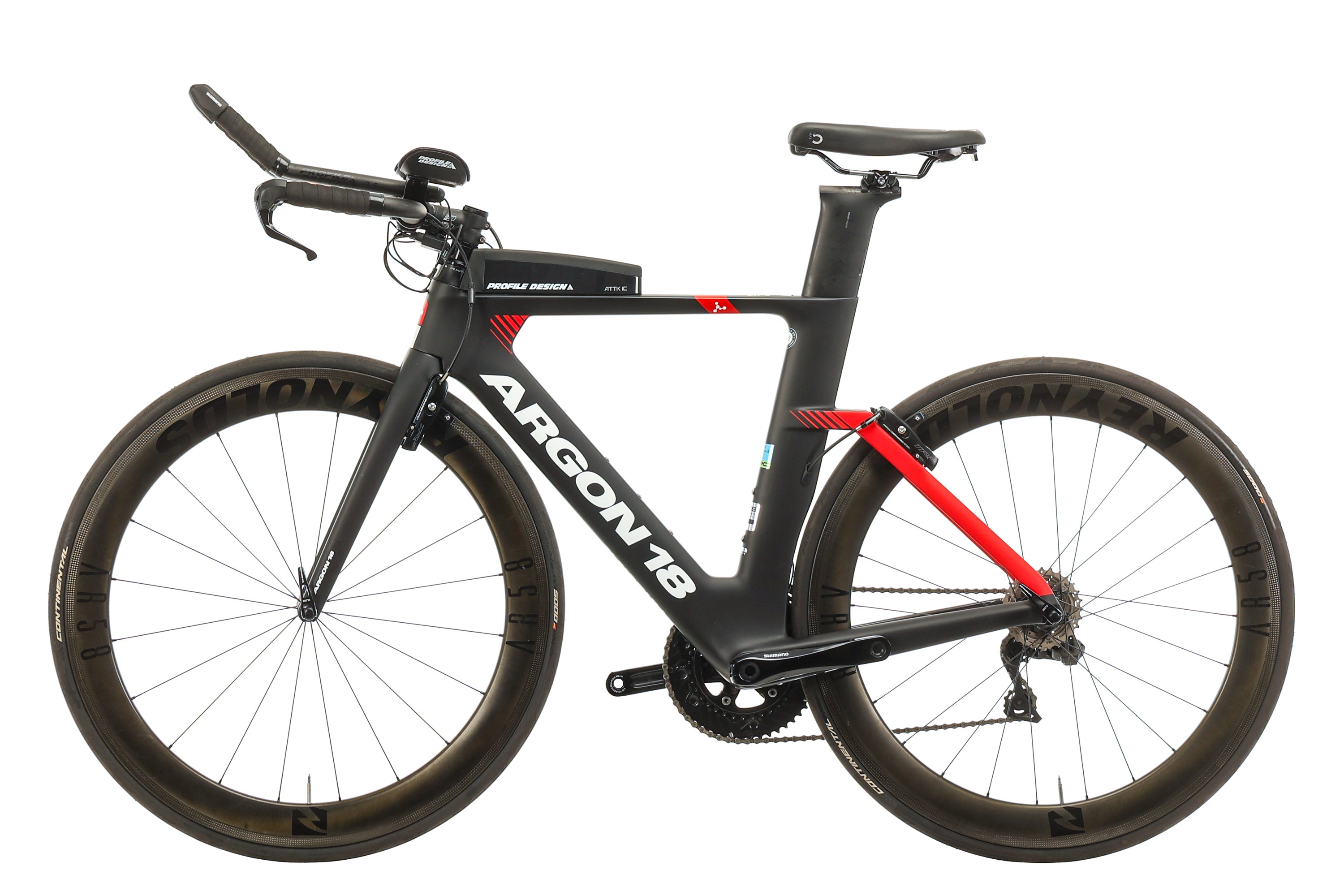 Argon 18 E-117 Tri Ultegra Di2 Time Trial Road Bike 2020 - Small Size | Lightweight Carbon Frame for Triathlon & Time Trial Racing