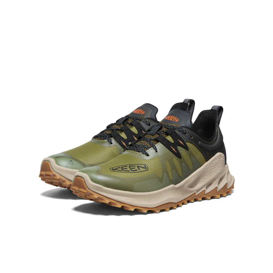 Men's Zionic Speed Running Shoes - Dark Olive/Scarlet Ibis Colorway | Lightweight & Breathable for Marathon Training, Gym Workouts & Daily Wear