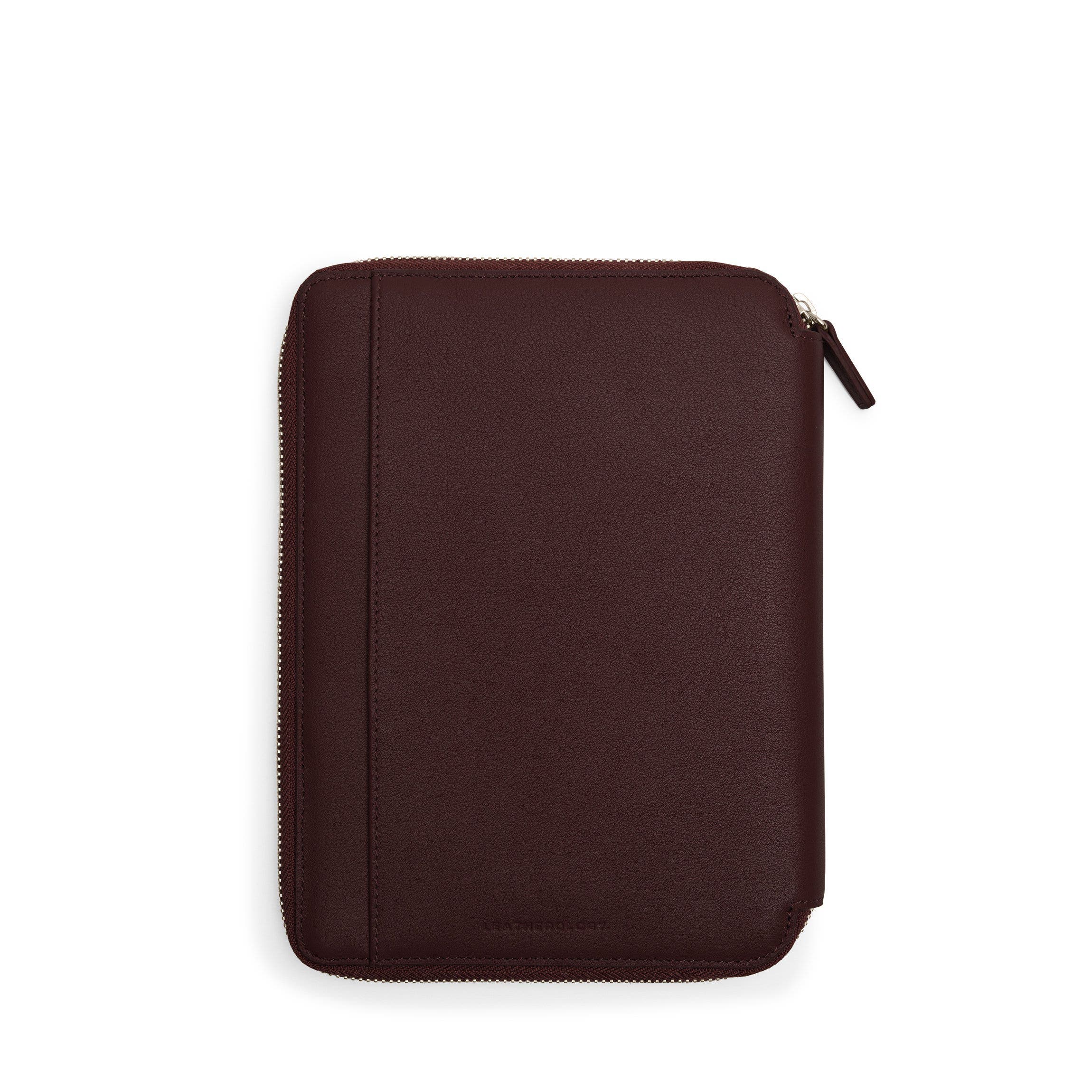 Premium A5 Zippered Spiral Notebook - Brown Leather Journal for Writing, Note Taking & Sketching | Perfect for School, Office & Travel Use