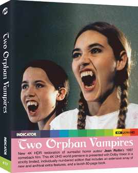 Two Orphan Vampires 4K UHD Blu-ray - Classic Horror Movie Collection for Halloween & Movie Nights