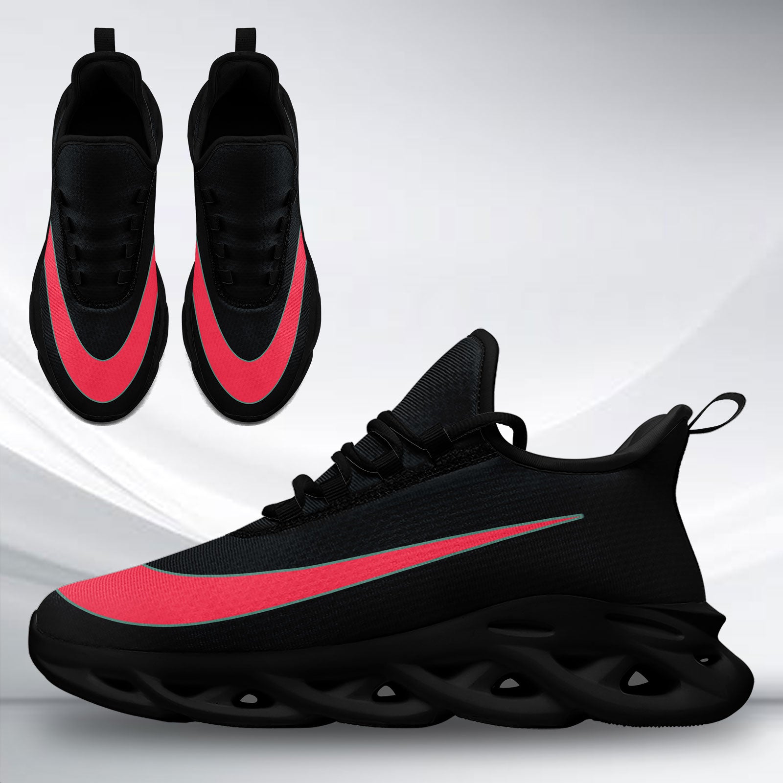 Custom Maxsoul Personalized Sneakers - Breathable Lightweight Running Shoes for Men & Women | Perfect for Gym Workouts, Jogging & Casual Wear (Model FN003 E020109)