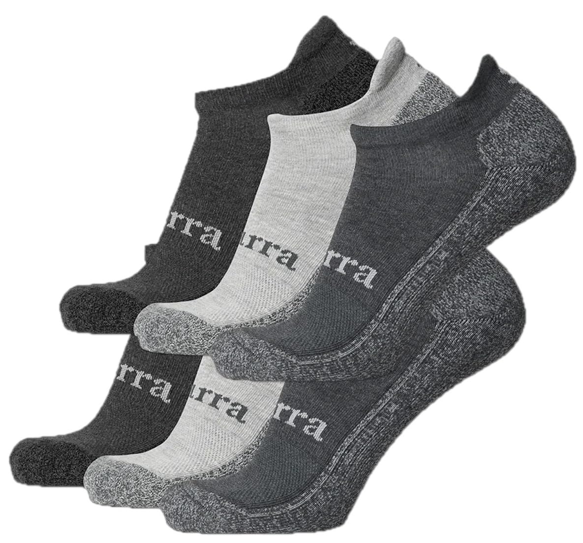 Breathable Moisture-Wicking No Show Socks for Men & Women - Unisex Cushioned Compression Socks with Arch Support (6-Pack, X-Large, Multicolor) - Perfect for Running, Gym & Casual Wear
