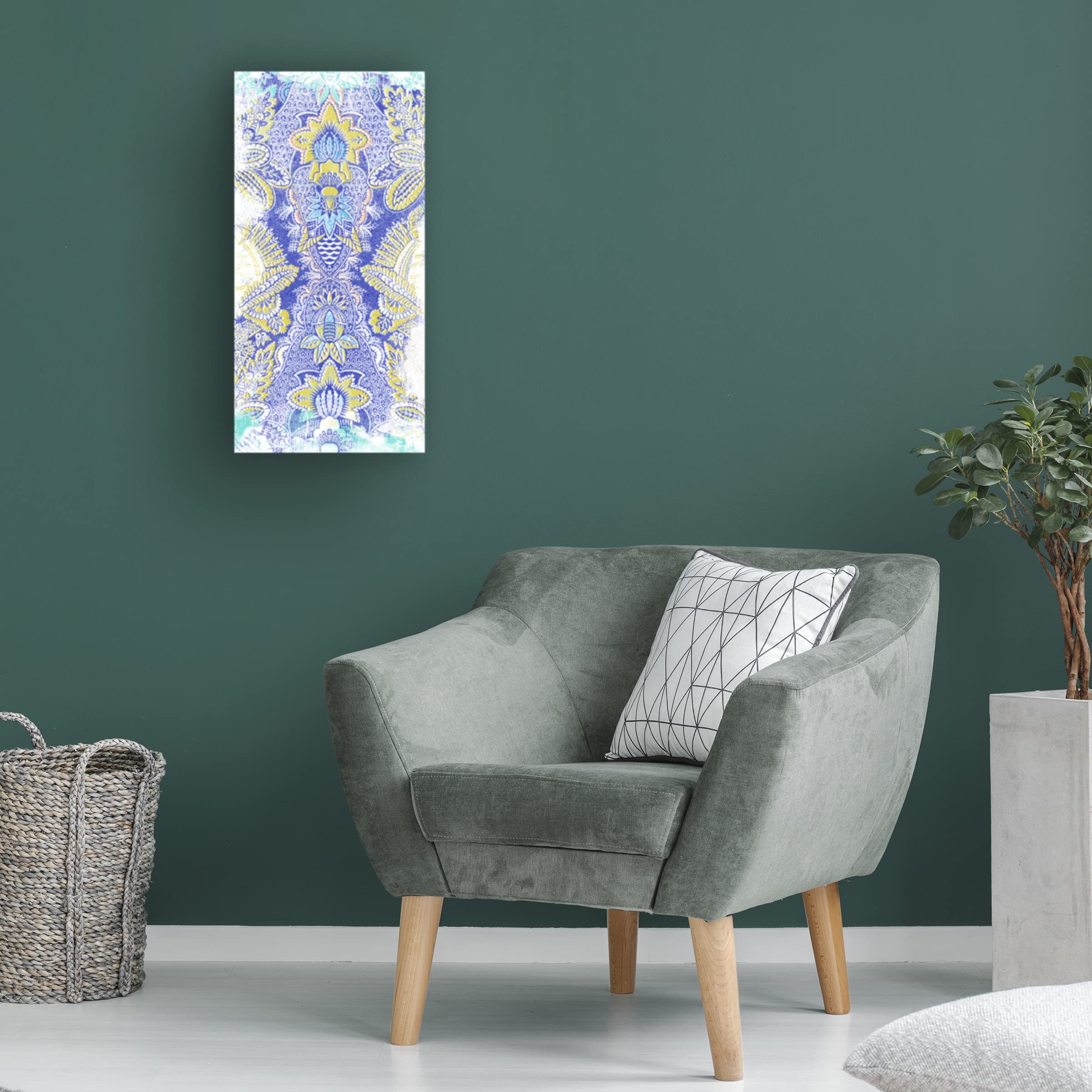Trademark Fine Art 'Textile Offset IV' Canvas Wall Art by June Erica Vess - Modern Home Decor for Living Room, Bedroom & Office