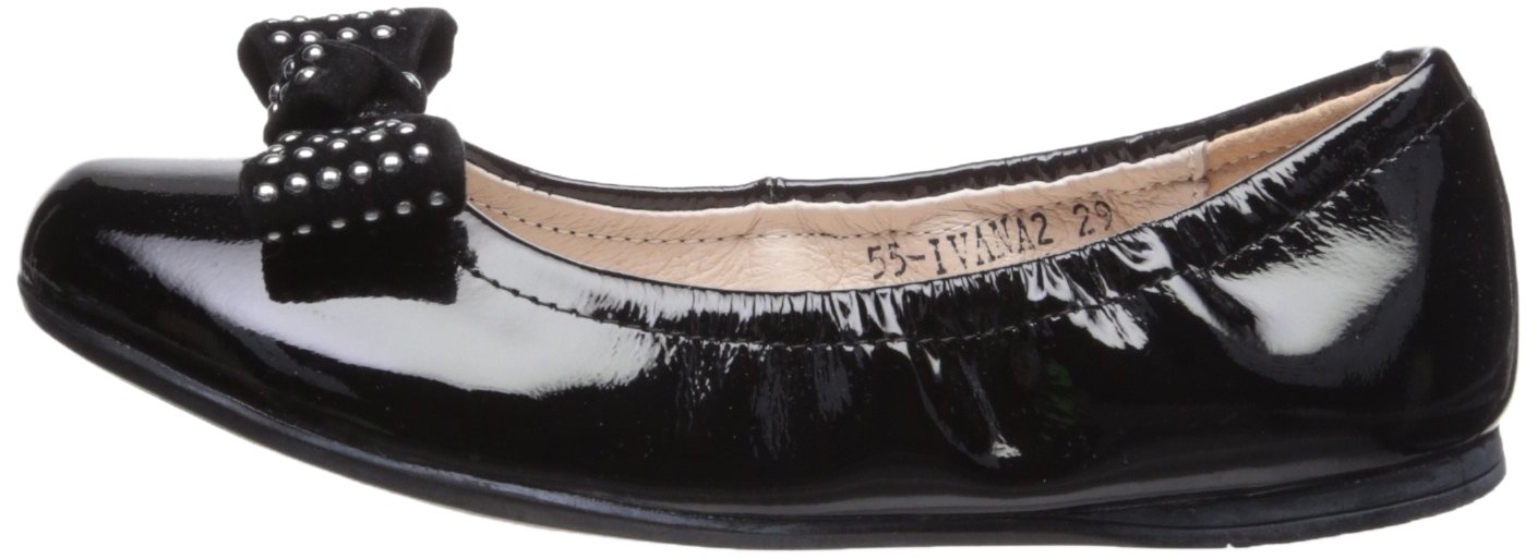 Girl's Ivana Ballet Flat Shoes - Black | Comfortable & Stylish for Dance, School & Casual Wear
