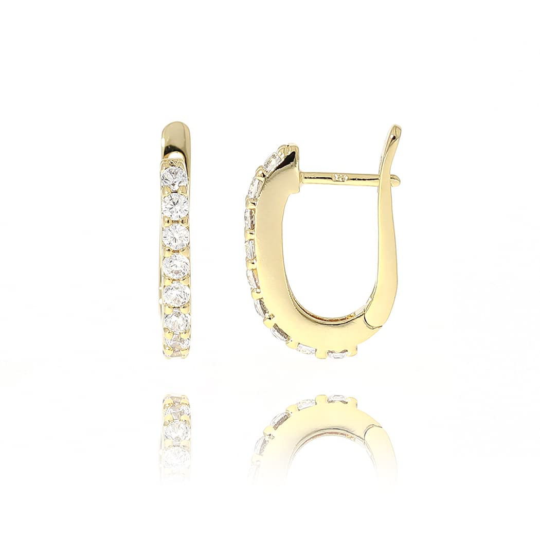 Elluna Sterling Silver Hoop Earrings for Women | Hypoallergenic & Tarnish-Resistant | Perfect for Everyday Wear, Parties & Gifts