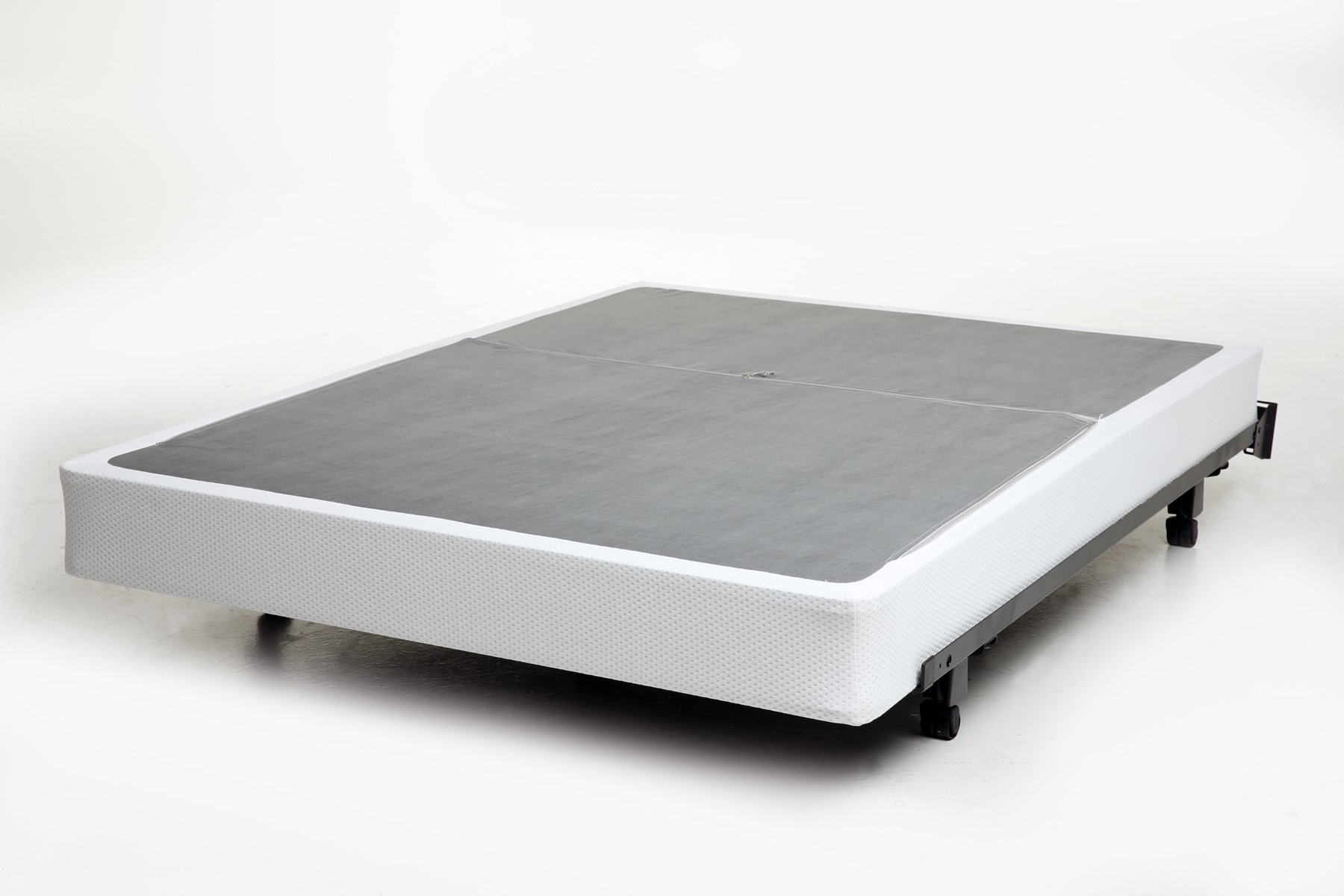 Continental Sleep Metal Foldable Box Spring Foundation - Full Size Bed Frame with Sturdy Support | Perfect for Guest Rooms, Dorms & Small Spaces