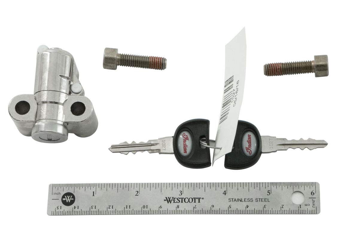 Genuine Indian Motorcycle OEM Steering Head Lock Kit (Part #2205199) - Secure Your Bike for Storage & Transport