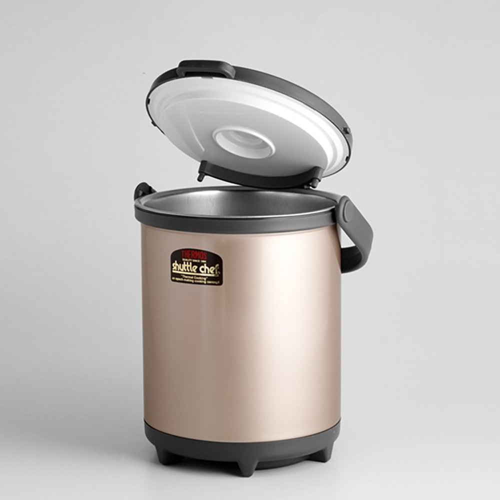 Thermos RPC-6000W Stainless Steel Thermal Cooker - 2x3L Vacuum Insulated Food Jar for Hot & Cold Meals | Perfect for Camping, Office Lunch & Meal Prep