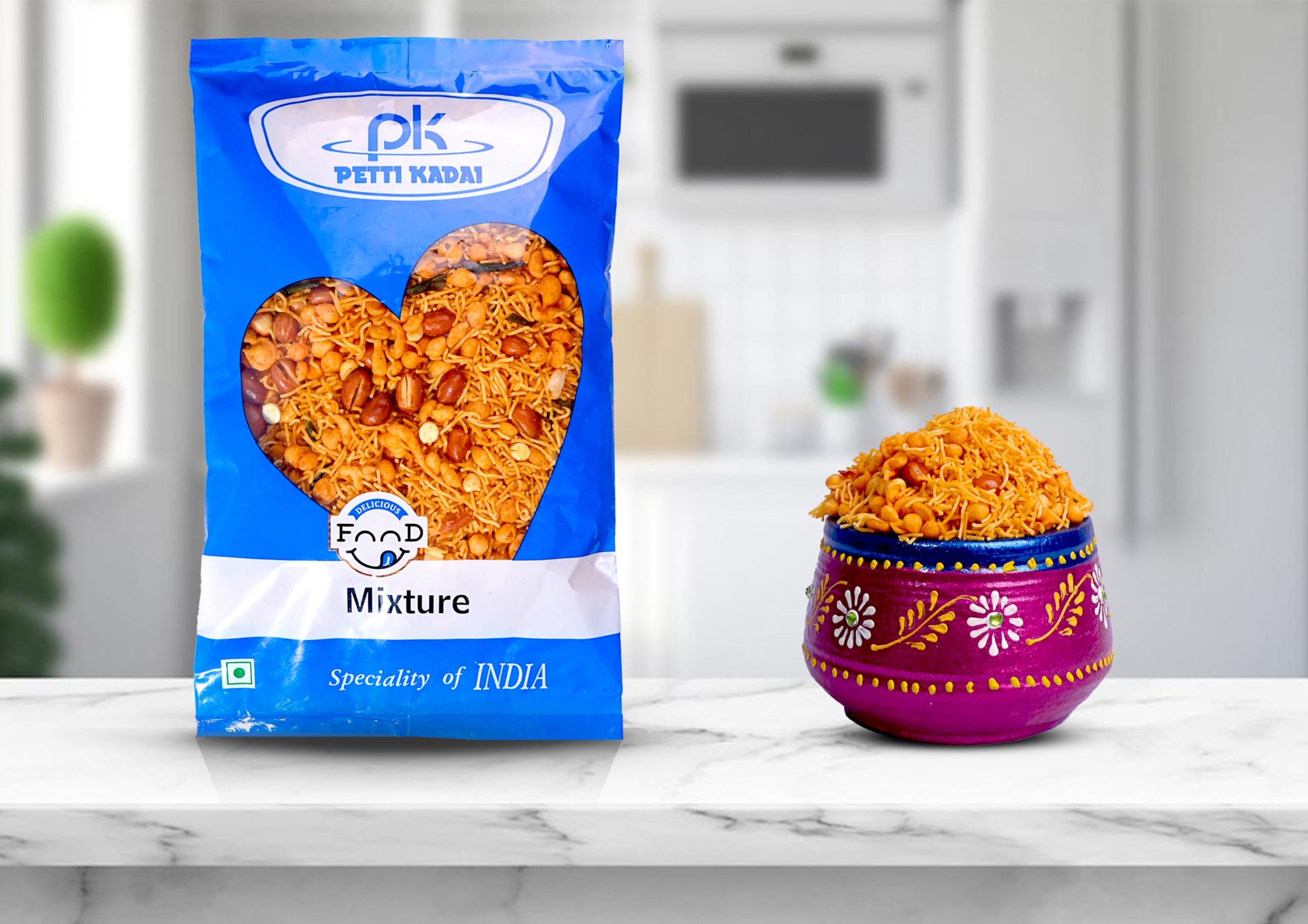Pettikadai Special Mixture Pack of 2 | Authentic Indian Snacks | South Indian Spicy Mixture | Perfect for Parties, Movie Nights & Tea Time Snacking