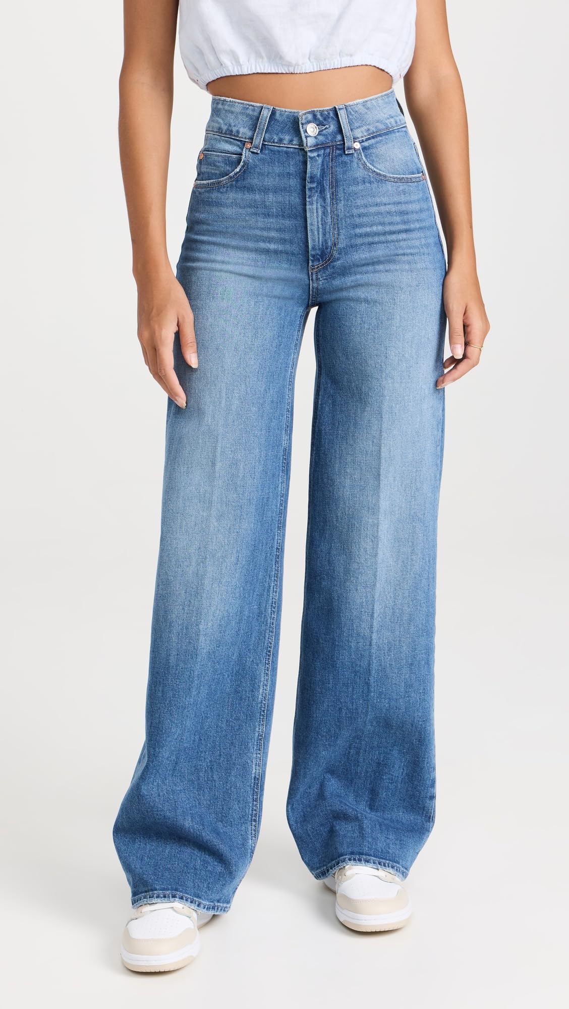 PAIGE Women's Sasha High Rise Skinny Jeans - Stretch Denim Pants for Casual Wear & Night Out