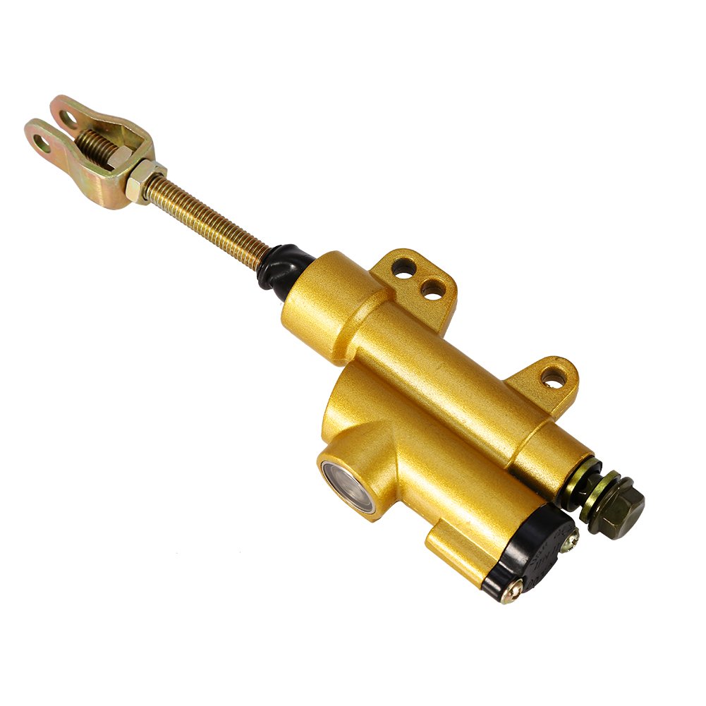 Motorcycle Dirt Bike Quad ATV Rear Foot Brake Master Cylinder - High Performance Braking System for Off-Road & Sport Bikes (Perfect for Trail Riding, Motocross & Adventure Racing)