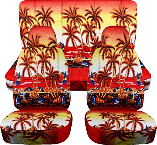 Red w Palm Tree