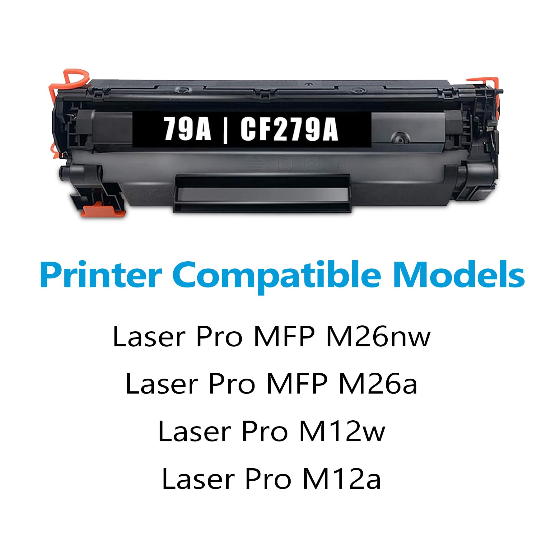 RUYY 79A/CF279A Black Toner Cartridge (2-Pack) - Compatible Replacement for HP Pro M12w/M12a/MFP M26nw/M26a Printer - Ideal for Home Office & Small Business Printing Needs
