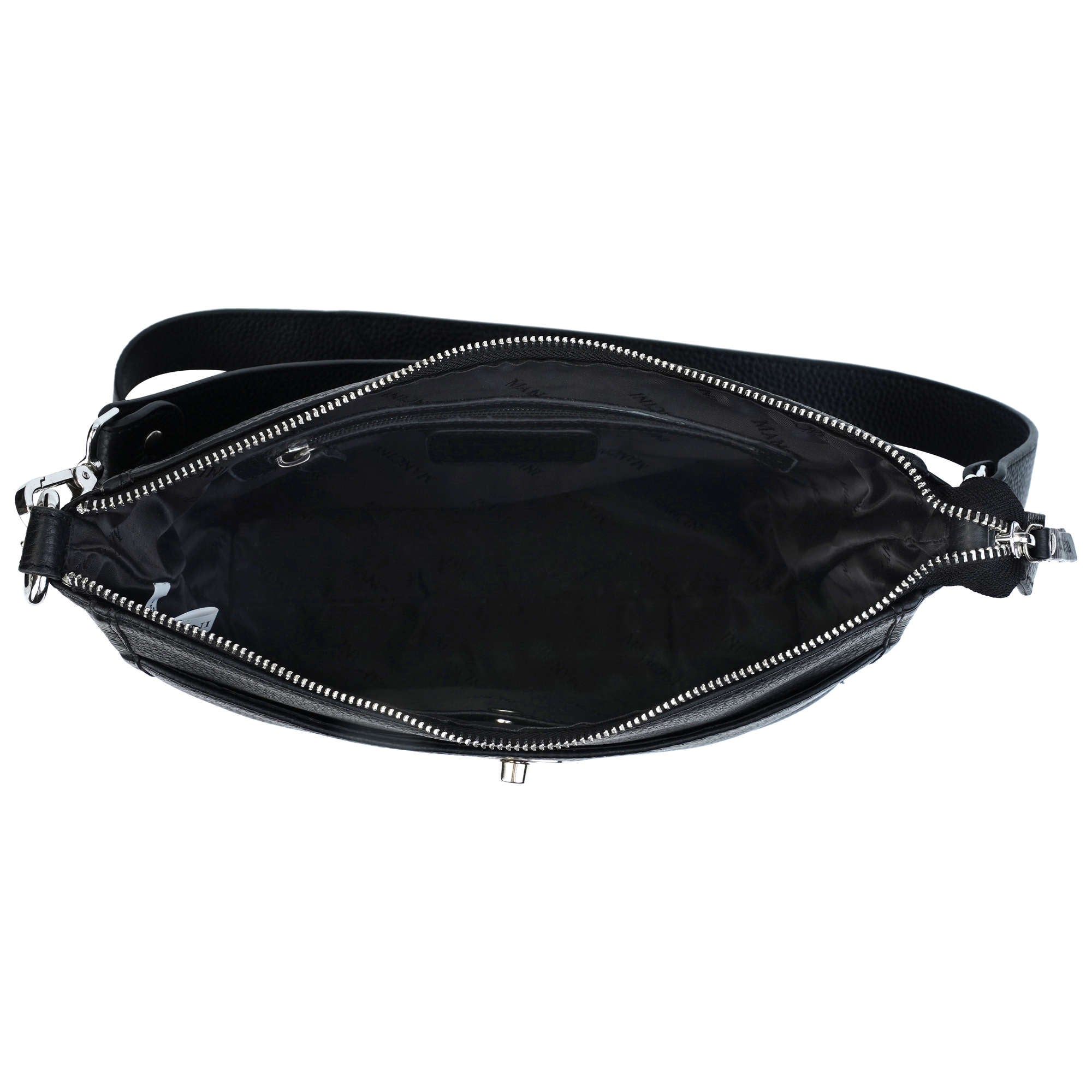 Mancini Pebbled Leather Elizabeth Crossbody Handbag for Women - Stylish Shoulder Purse for Work, Travel & Everyday Use