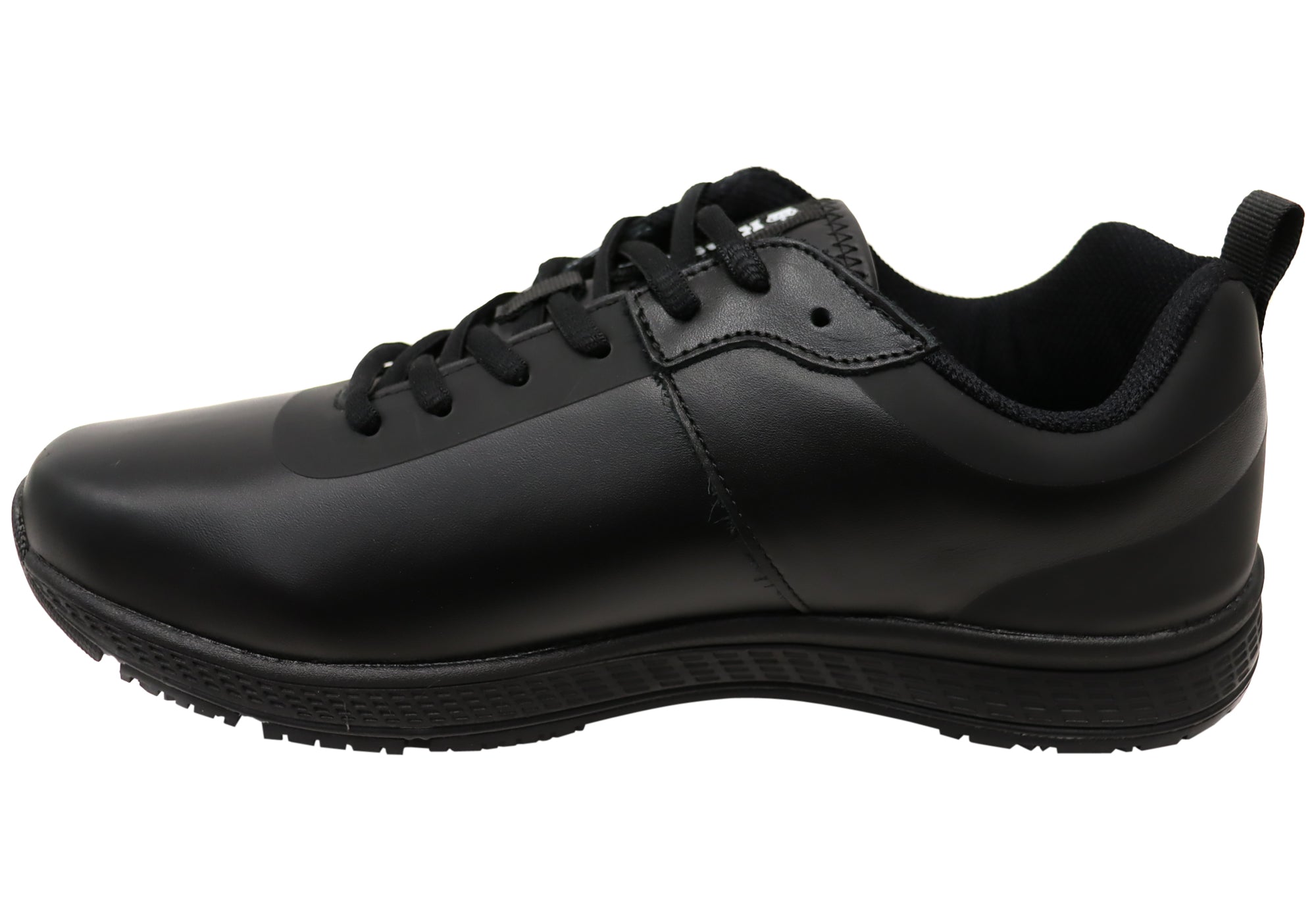 KingGee Men's Superlite Leather Lace-Up Work Shoes - Lightweight & Durable Safety Footwear for Construction, Warehouse & Outdoor Work