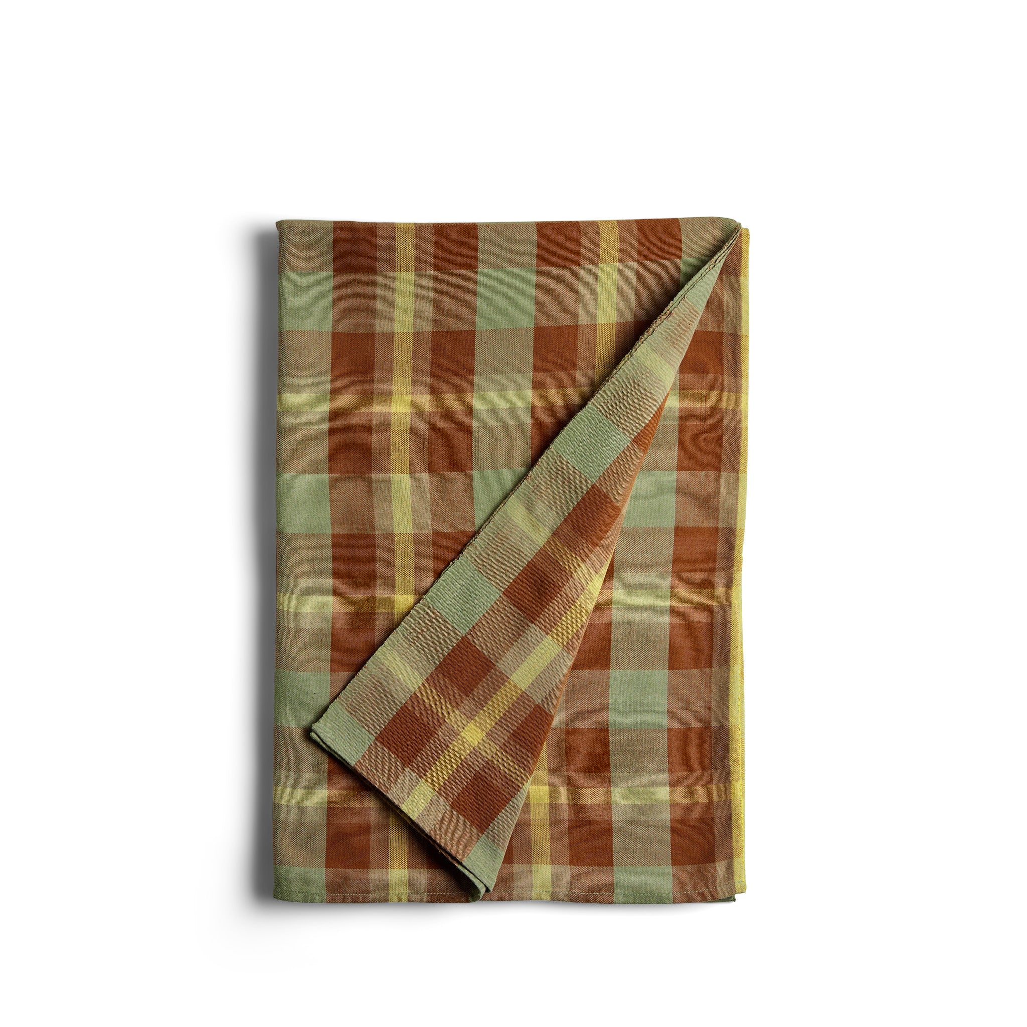 Bonnie Plaid Tablecloth in Acorn - Waterproof & Wrinkle-Resistant Rectangular Dining Table Cover for Kitchen, Party, Picnic & Holiday Decor