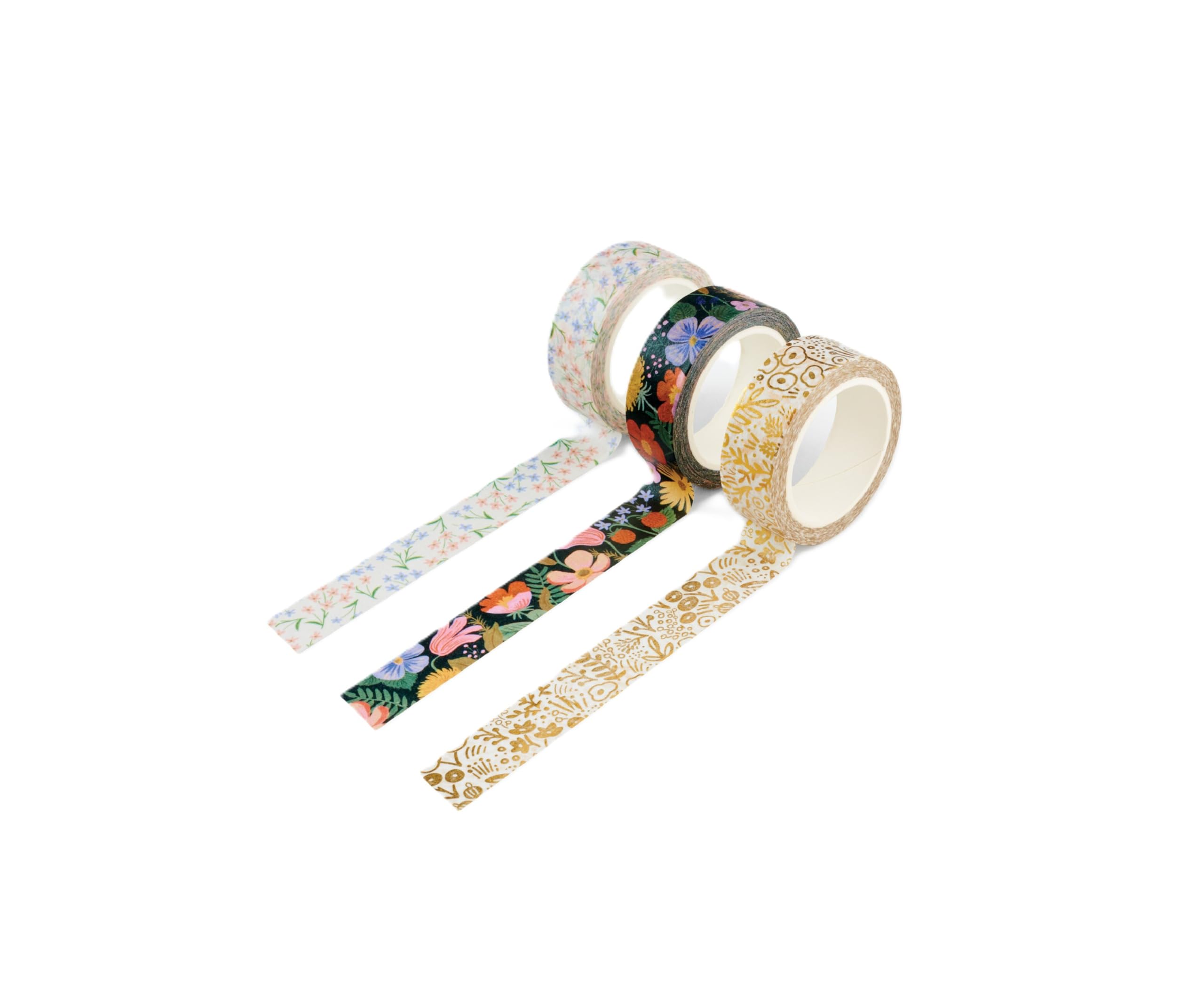 Rifle Paper Strawberry Fields Washi Tape Set of 3 - Gift Wrapping & Scrapbooking