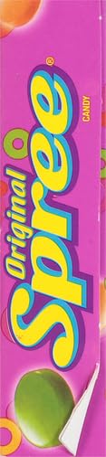 Original Spree Candy Theater Box - 5 Ounce (Pack of 1) | Sweet & Sour Chewy Candy for Movies, Parties & Snacking