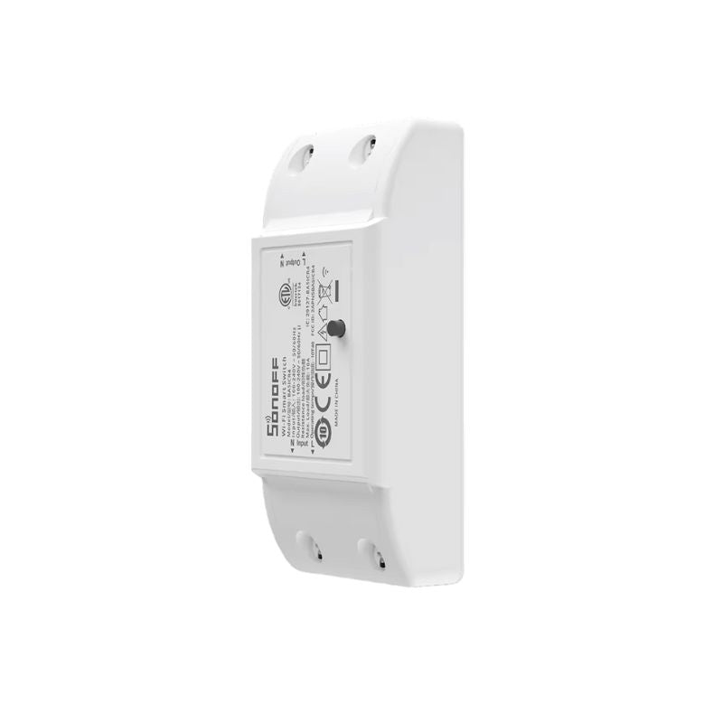 Sonoff Basic R4 WiFi Smart Switch - White | Remote Control & Home Automation for Lights & Appliances | Perfect for Smart Homes & Offices