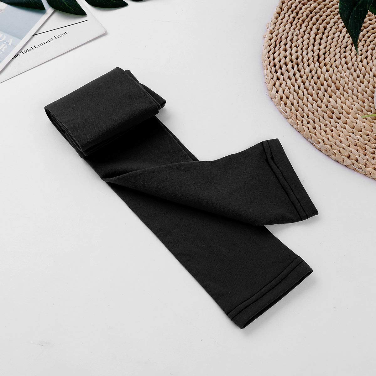 Agoky 1 Pair Men's Thigh High Compression Stockings - Open Toe Sheer Support Socks for Circulation & Swelling Relief - Perfect for Travel, Sports & Medical Recovery