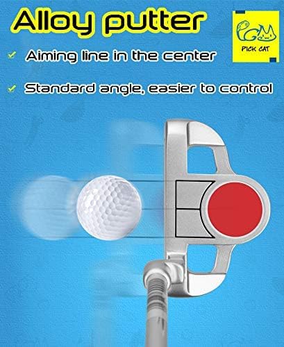 PGM Junior Golf Club Set for Kids - 5 Golf Clubs with Stand Bag & 2 Headcovers (Right Hand) - Perfect for Boys & Girls Learning Golf | Ideal for Backyard Practice, Driving Range & Junior Tournaments