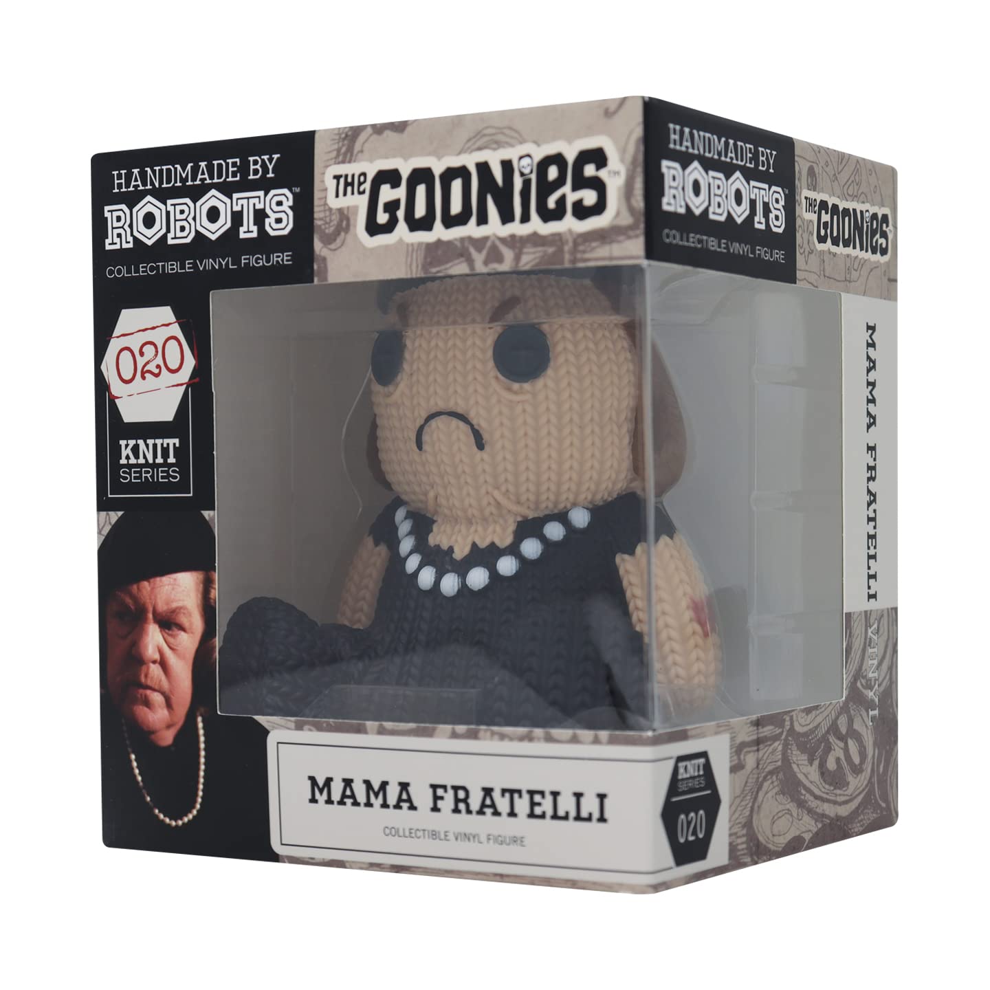 Handmade by Robots - The Goonies - Mama Fratelli #020 Collectible Figurine - Perfect for Movie Fans, Pop Culture Collectors & Home Decor