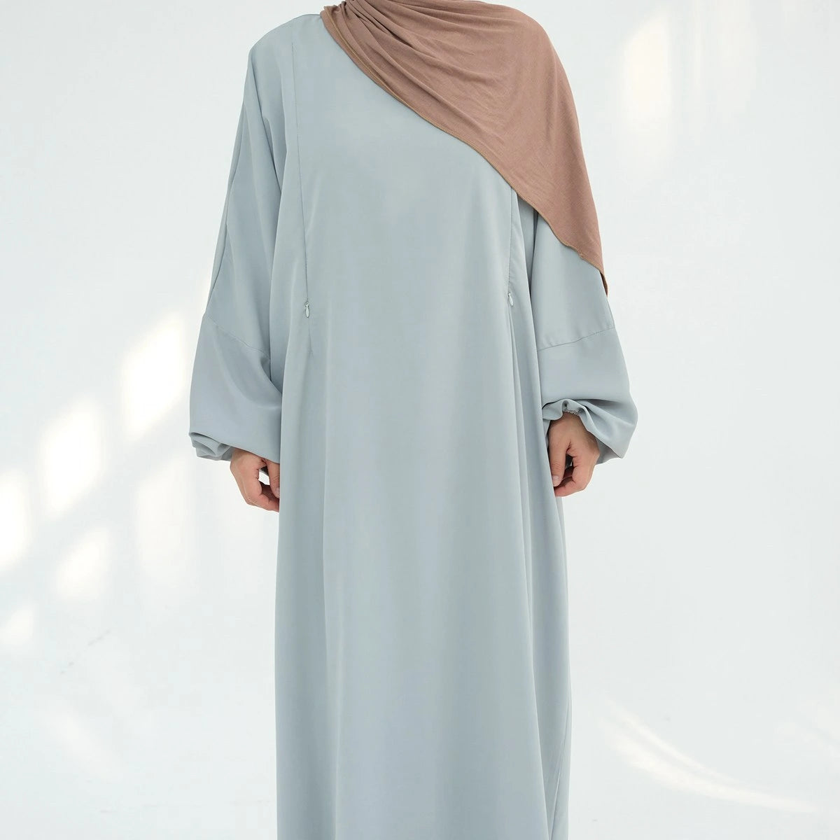 Urgarment Breastfeeding Friendly Abaya #25893 - Modest Maternity Prayer Dress for Nursing Mothers - Perfect for Prayer, Nursing, and Everyday Wear