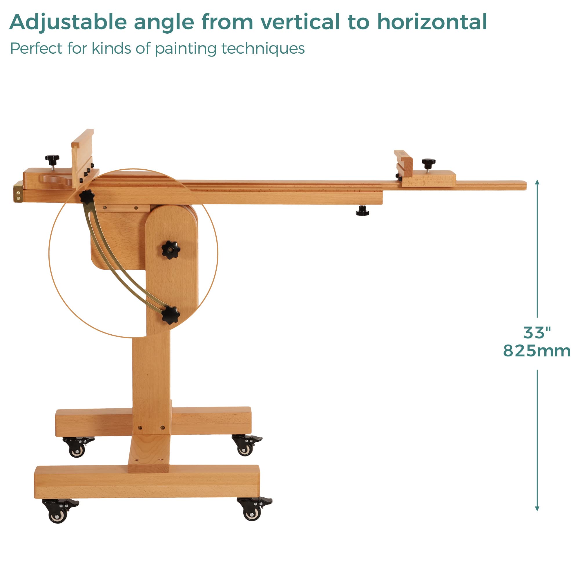 VISWIN Extra-Large Studio Easel Stand - Adjustable 71