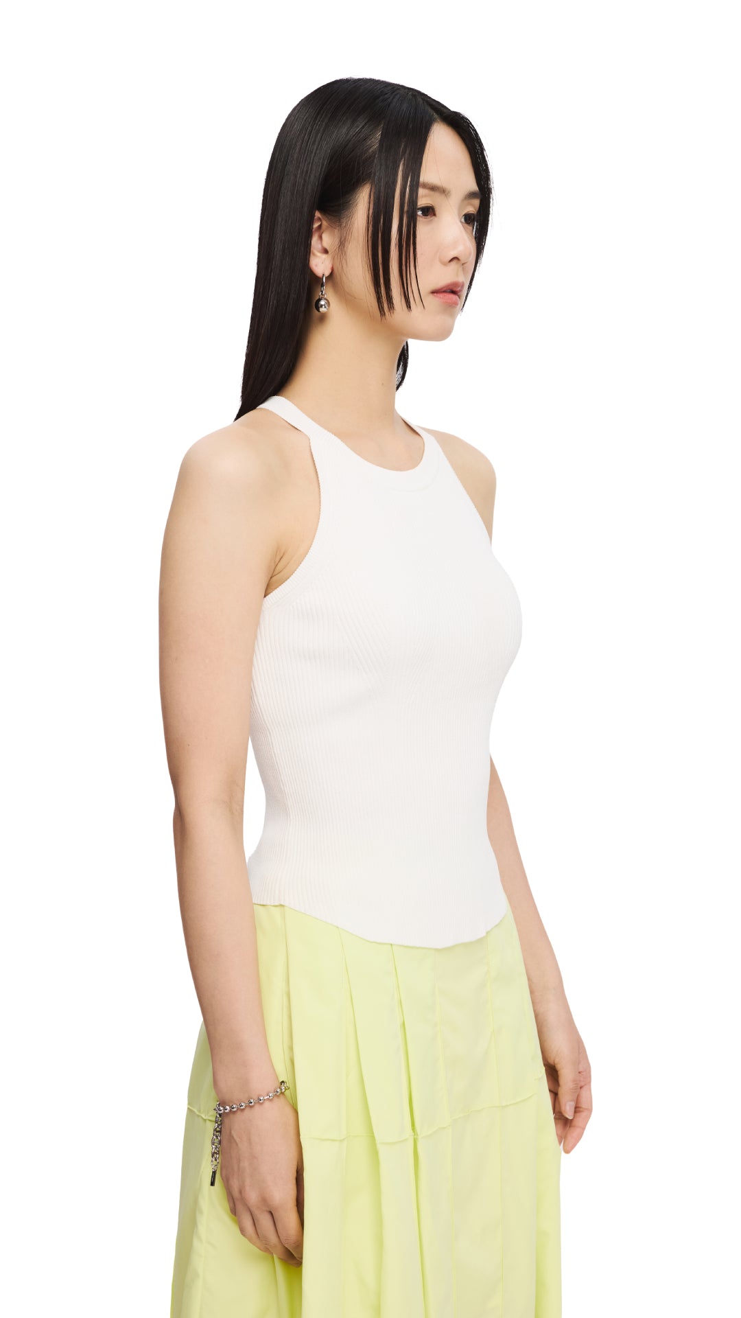 Women's Halterneck Knit Top - Soft Stretchy Summer Crop Tops for Casual Wear, Beach Outfits & Vacation Essentials