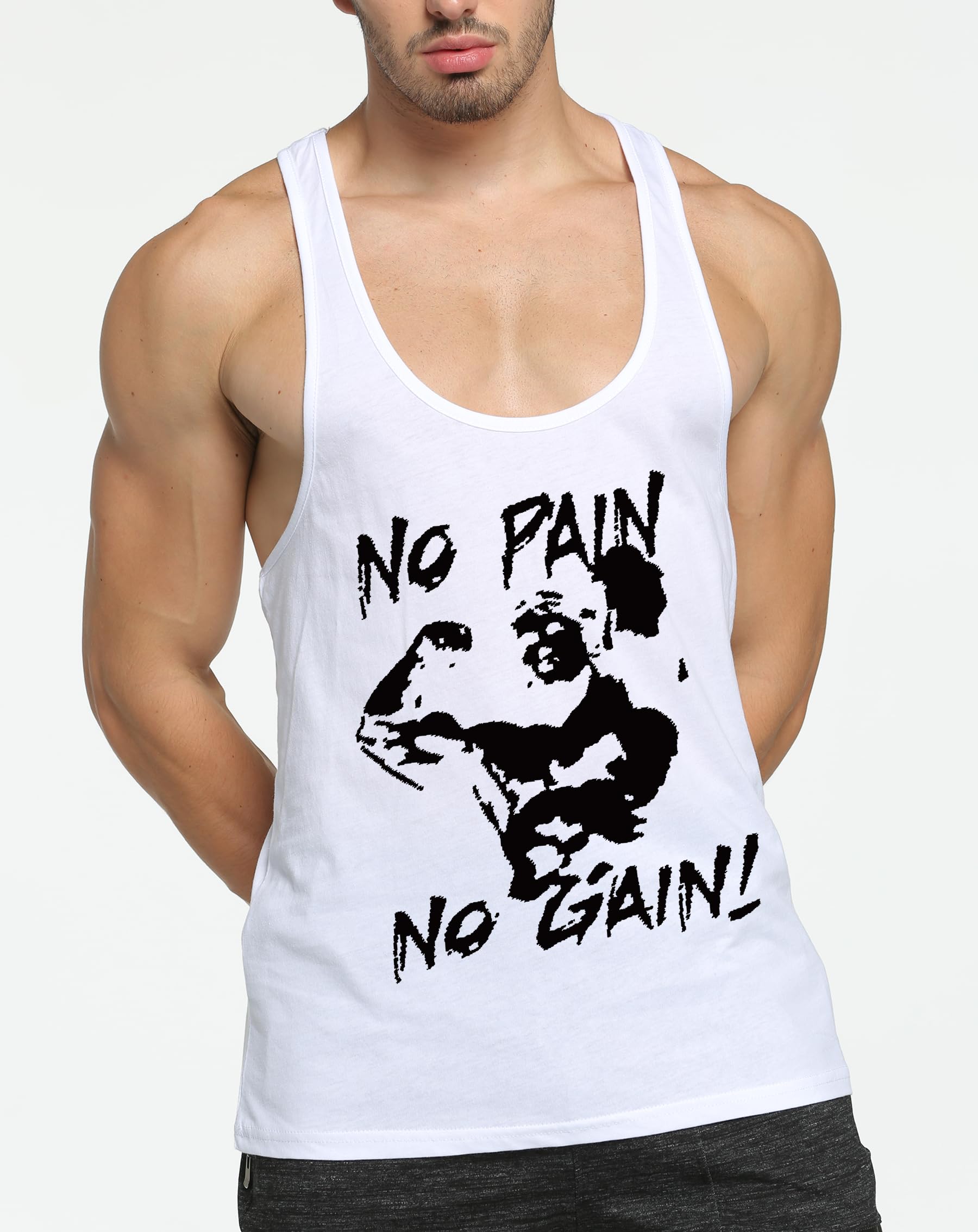 Men's 3 Pack Workout Tank Tops - Gym Muscle Shirt Y-Back Fitness Bodybuilding Sleeveless T-Shirt for Running, Weightlifting & Summer Wear