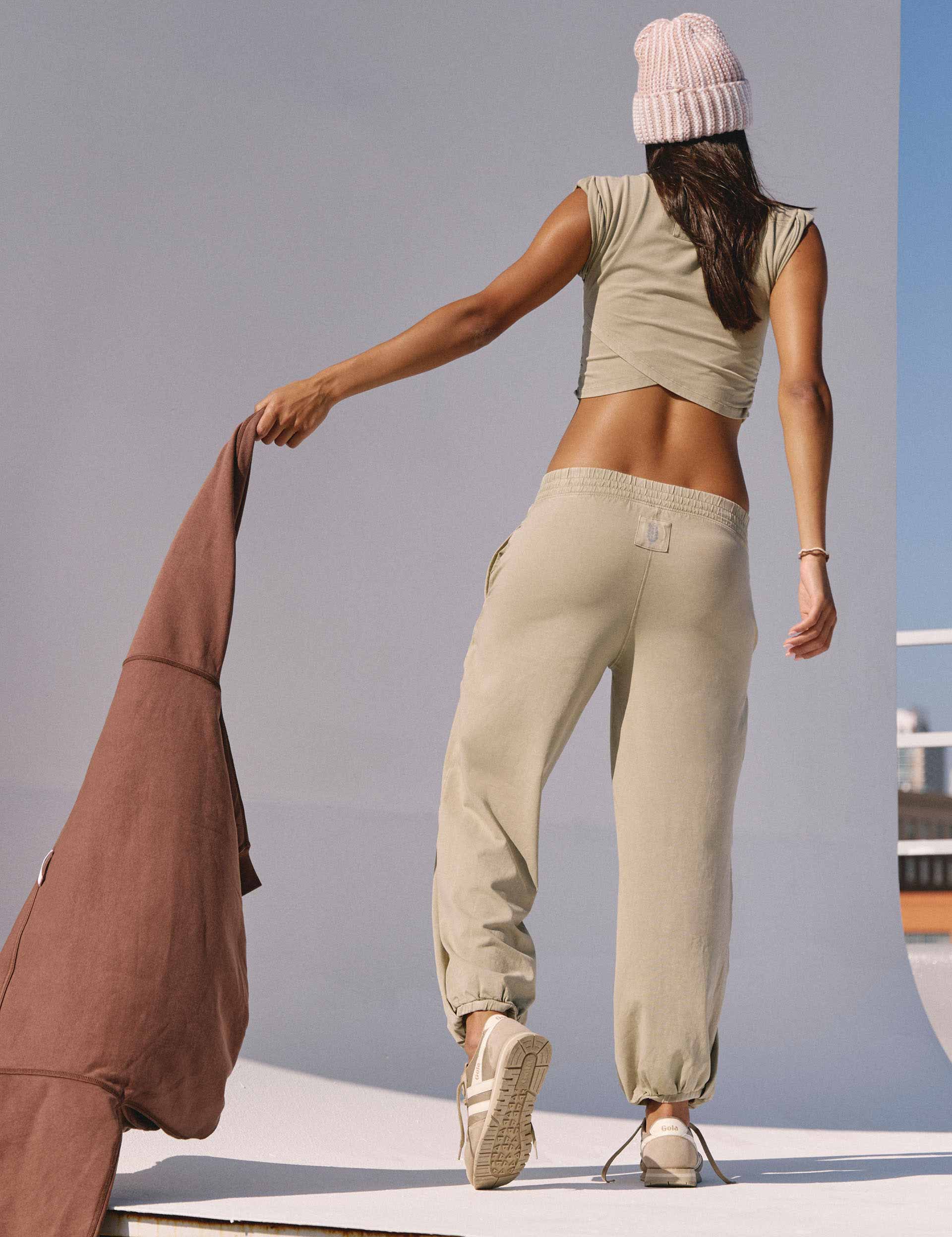 Hot Shot Crossover Set - Sage Stone Color | Stylish Women's Activewear for Yoga, Gym & Casual Wear