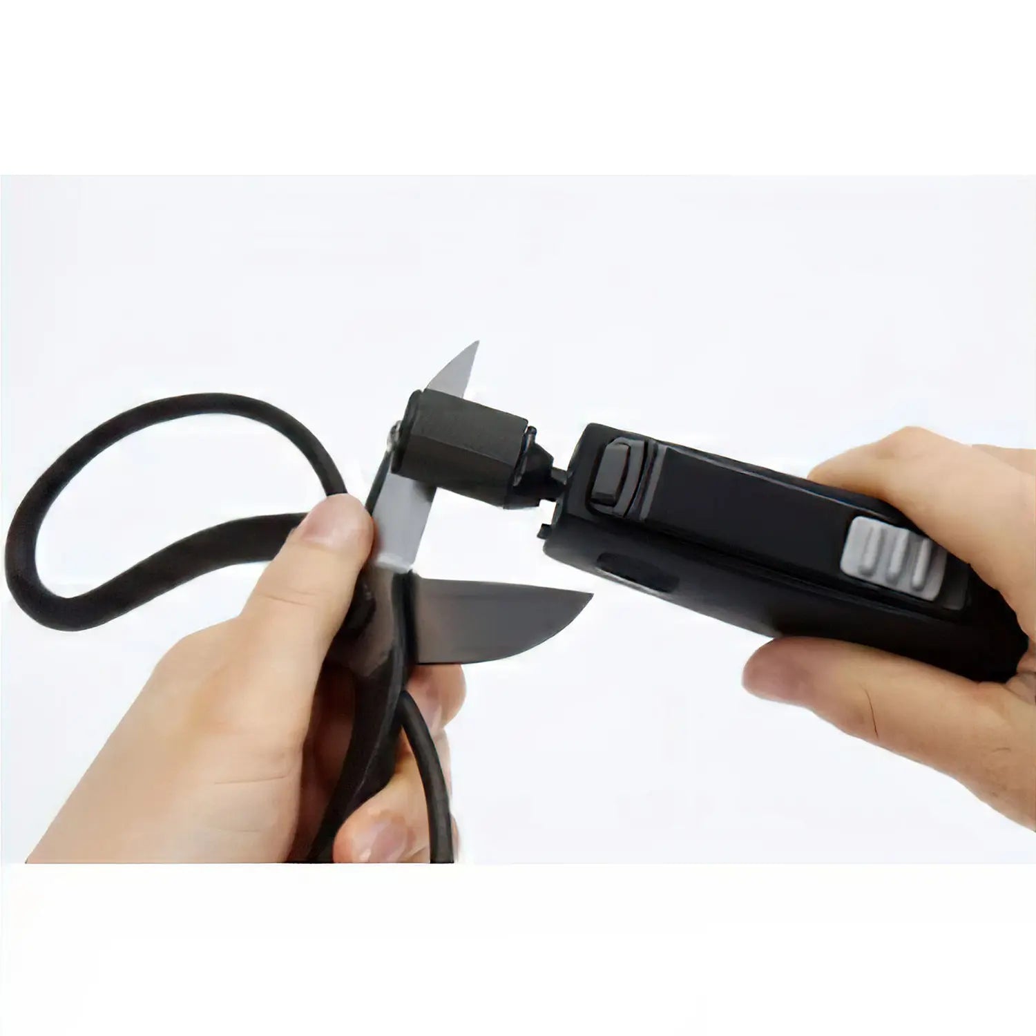 Kyocera Electric Fine Ceramic Knife Sharpener - Professional Kitchen Tool for Sharpening Knives Quickly & Safely | Perfect for Home Chefs & Culinary Enthusiasts