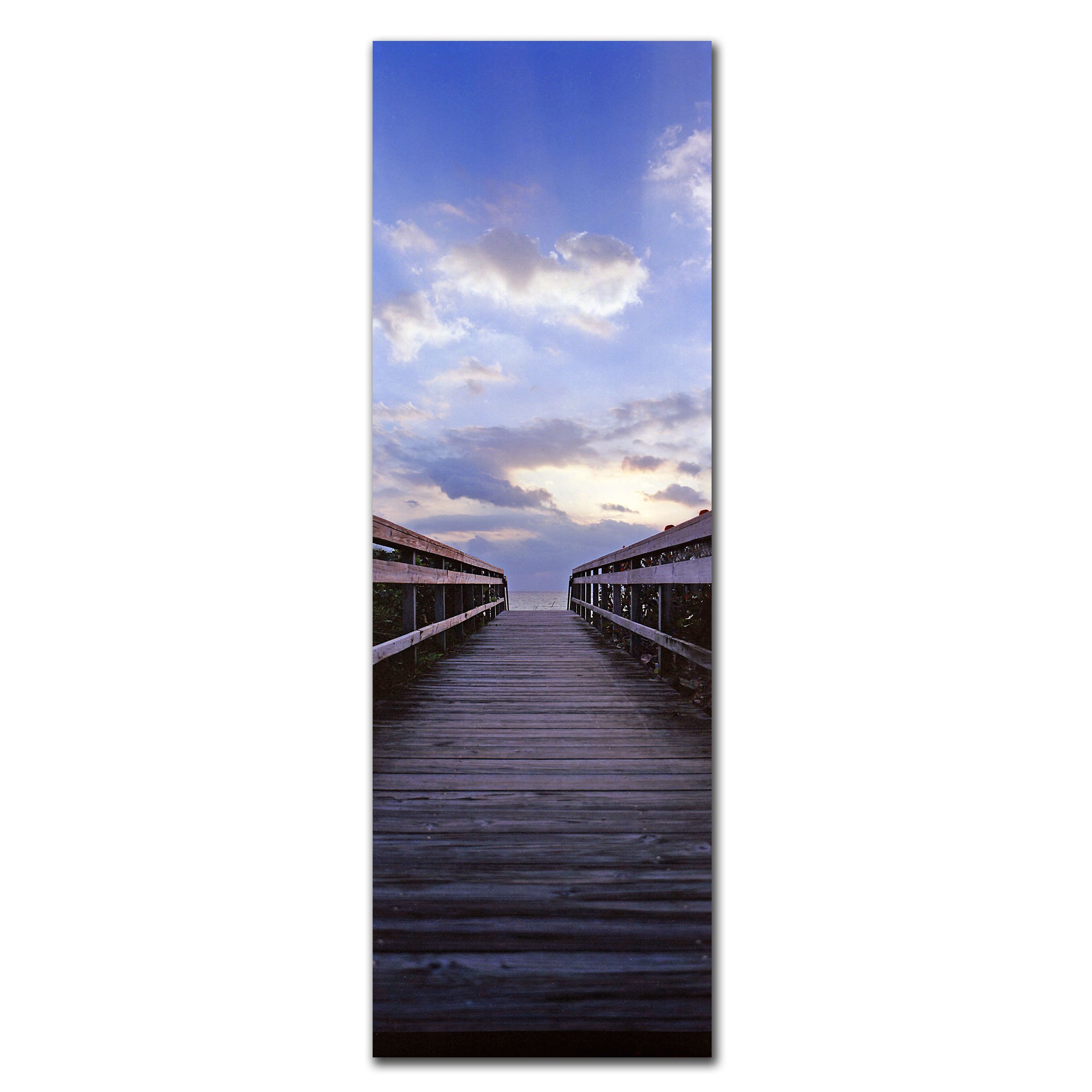 Preston Destination Canvas Art - 10x32 Inch Wall Decor for Living Room, Bedroom & Office | Trademark Art Handmade Painting for Home & Gifts