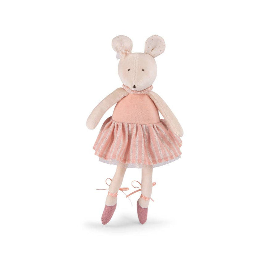 Anna the Mouse Doll - The Little School of Dance by Moulin Roty | Adorable Collectible Toy for Kids, Perfect Gift for Ballet Lovers & Nursery Decor