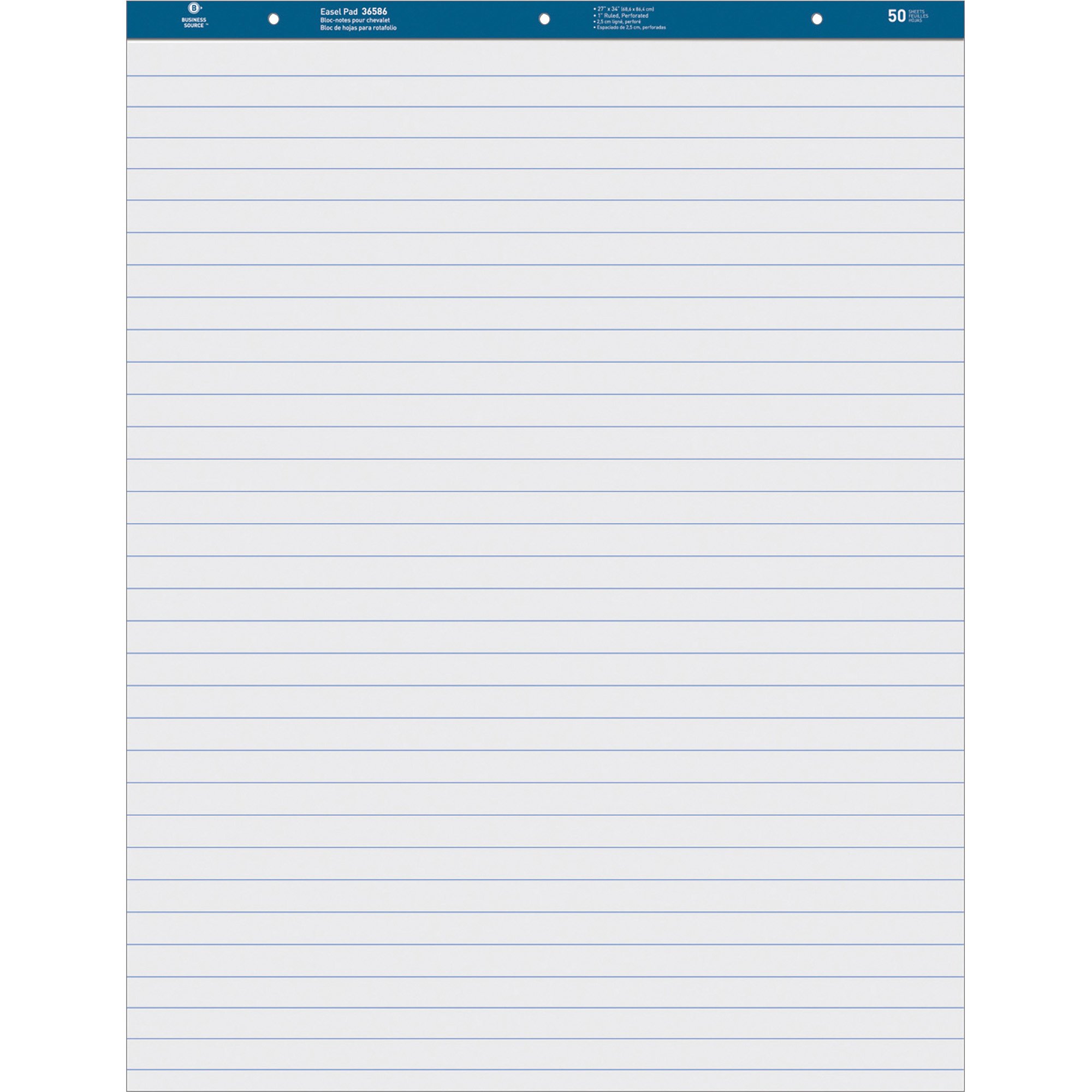 Business Source Standard Ruled Easel Pad - 27