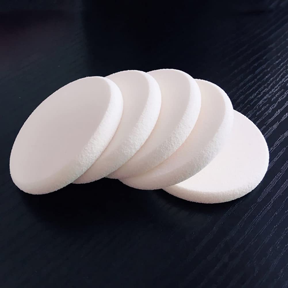 25 Pcs Soft Makeup Sponges for Foundation & Powder - Dry & Wet Use (White)