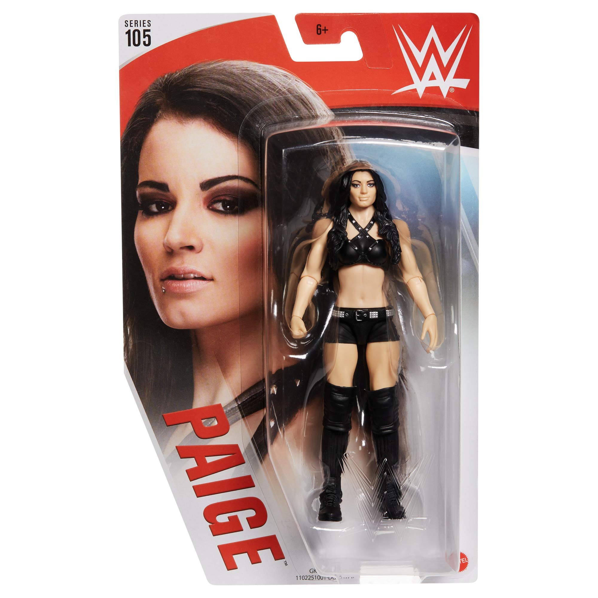 WWE Paige Series 105 Basic Action Figure - Collectible Wrestling Toy for Kids & Fans - Perfect for Play, Display & WWE Memorabilia Collection