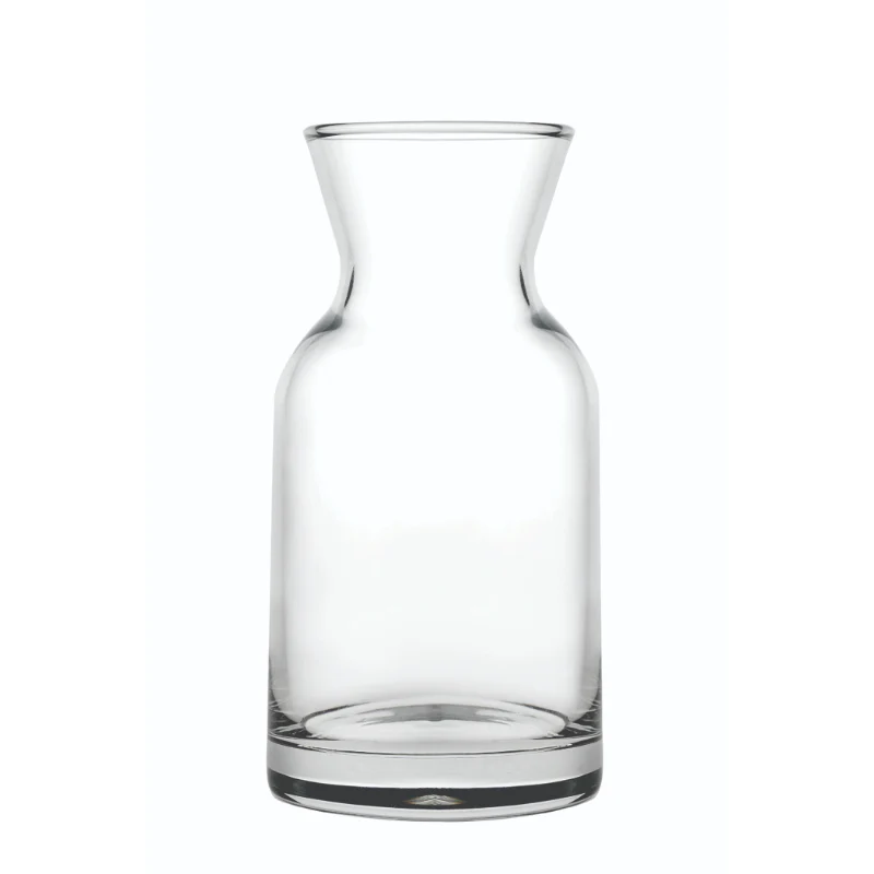 Browne 6 Oz Pasabahce Clear Glass Carafe - Perfect for Water, Juice & Wine Serving at Home, Restaurants or Events
