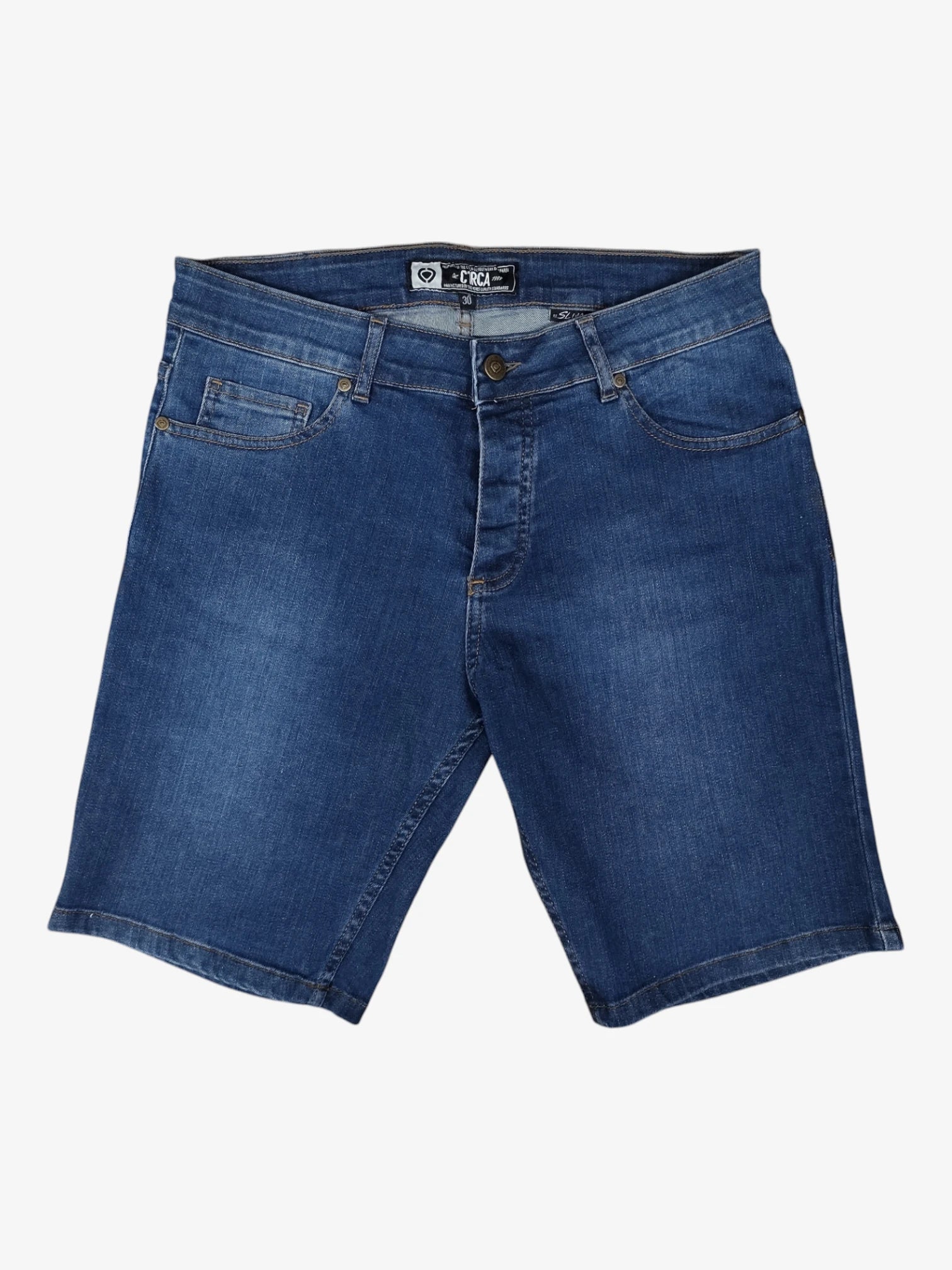 Bermuda Circa Slim Fit Men's Shorts in Blue - Perfect for Summer, Beach, and Casual Outings