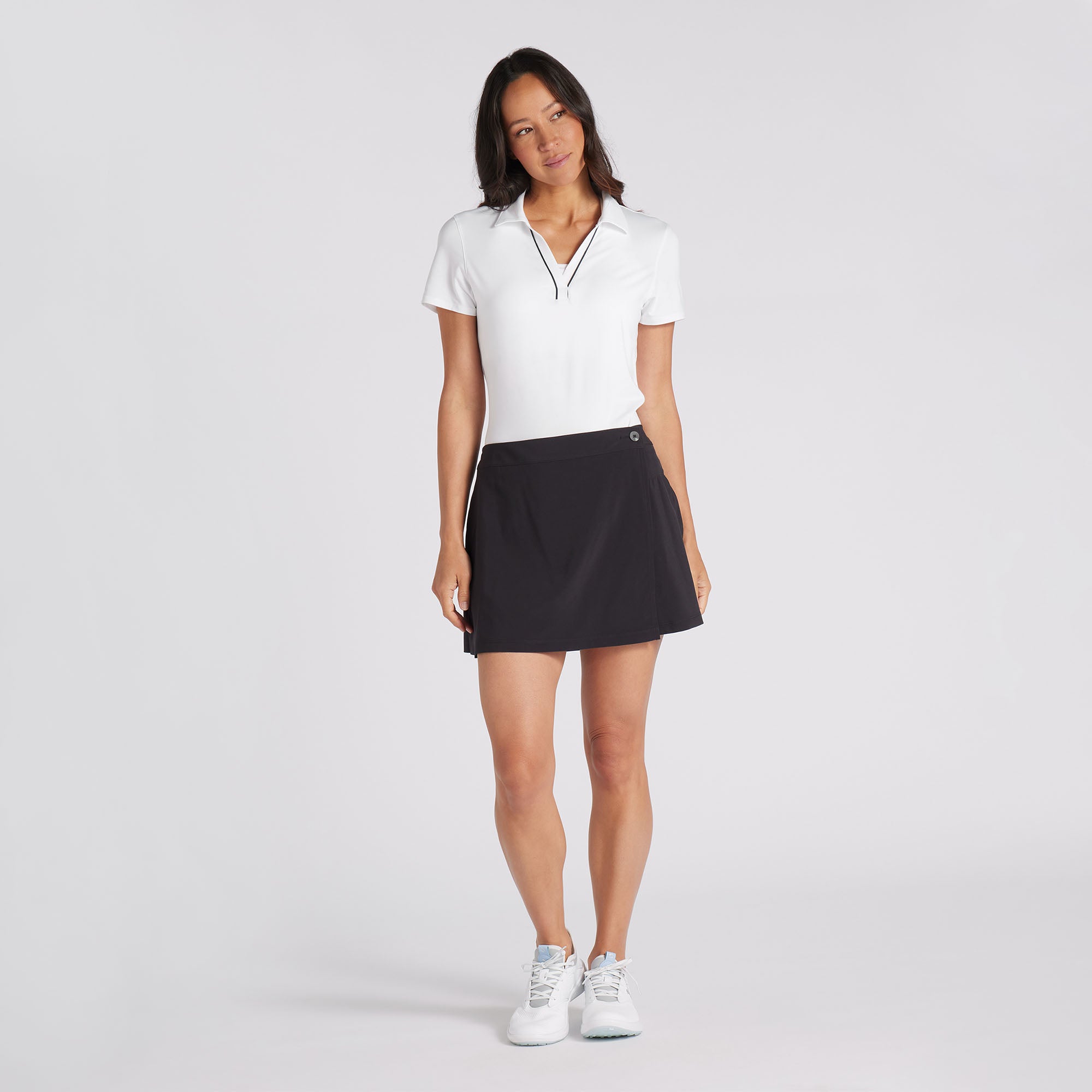 Women's Stylish Resort Wrap Golf Skirt - Lightweight, Breathable & Comfortable for Golf, Tennis & Summer Outings