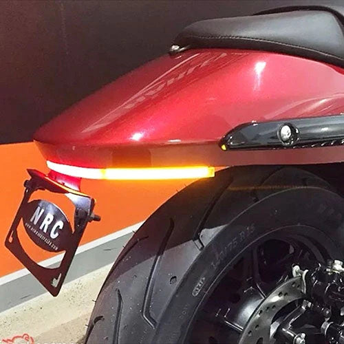 Harley Davidson Street 750 Fender Eliminator Kit for 2014-Present Models - Motorcycle Tail Tidy & License Plate Relocator for Clean Rear End Look