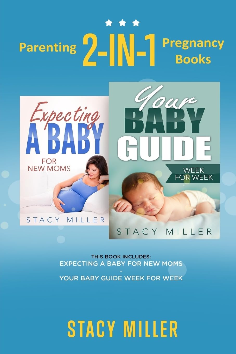 2-in-1 Pregnancy Books for Expecting Moms | Essential Guide for Pregnancy, Parenting & Newborn Care | Perfect Baby Shower Gift & Parenting Resource