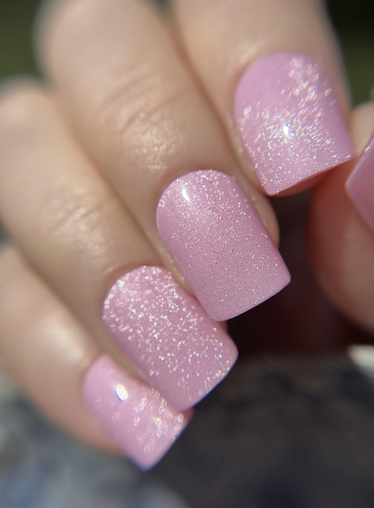 22 Premium Semi-Cured Gel Nail Polish Strips with Application Accessories - Carnation Pink Cat-Eye Design for Elegant Manicures at Home or Salon
