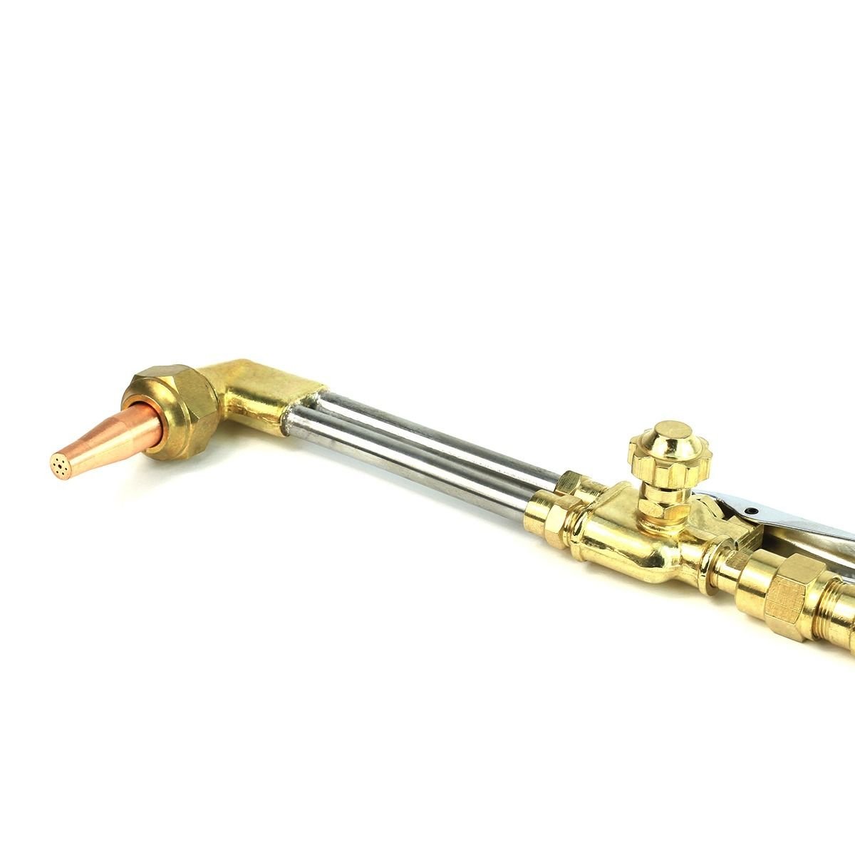 Professional Oxy Acetylene Welding & Cutting Torch Kit with Tanks - Heavy Duty Tote for Metal Fabrication, Auto Repair & HVAC Work