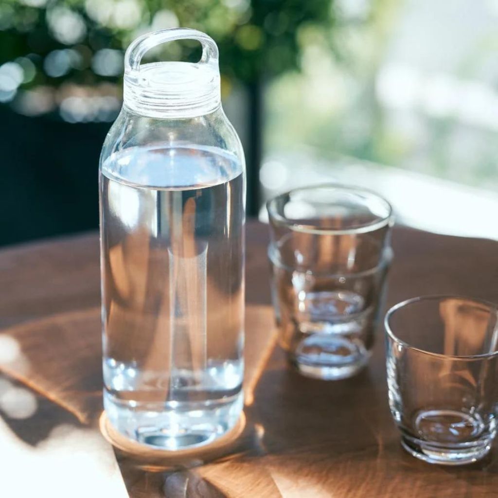Kinto 950ml Clear Water Bottle - BPA Free, Leak Proof, Durable for Gym, Hiking & Everyday Use