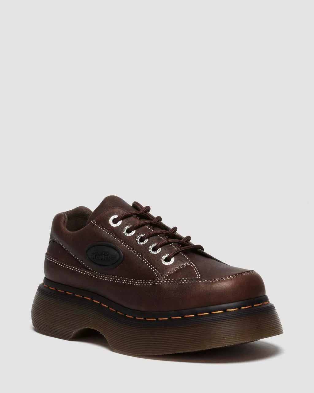 Buzz 5 Eye Shoes - Vintage Style Lace-Up Boots for Men & Women - Perfect for Punk, Rock, and Gothic Fashion Outfits