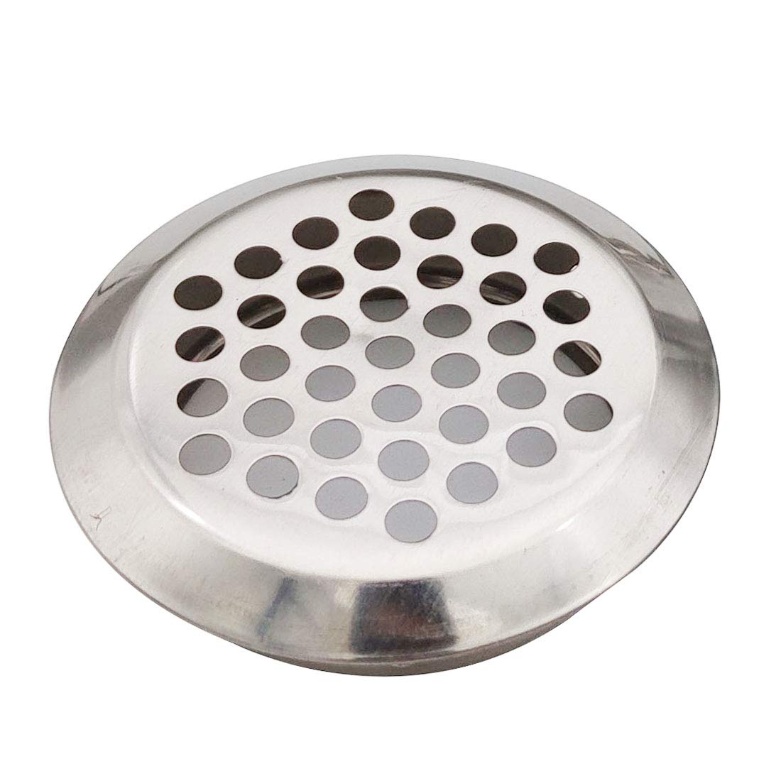 30 Pack Stainless Steel Circular Soffit Vents - 35mm/1.38 Inch Round Mesh Hole Louver Vents for Attic, Closet, Kitchen & Bathroom Cabinet Ventilation - Perfect for Home Airflow & Moisture Control