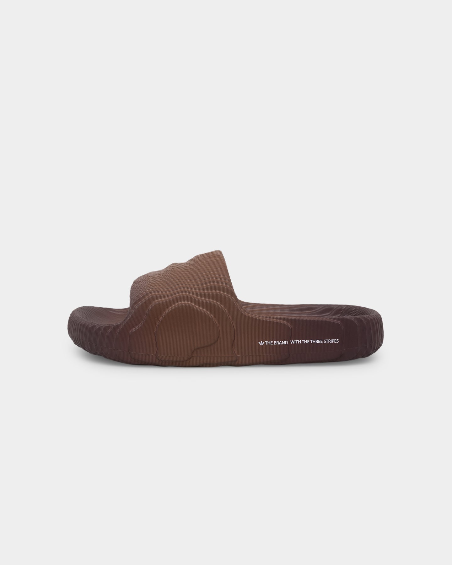 Adidas Adilette 22 Slides - Preloved Brown/Shadow Brown/Core Black - Comfortable Men's & Women's Shower Sandals for Pool, Beach, Gym & Home Use