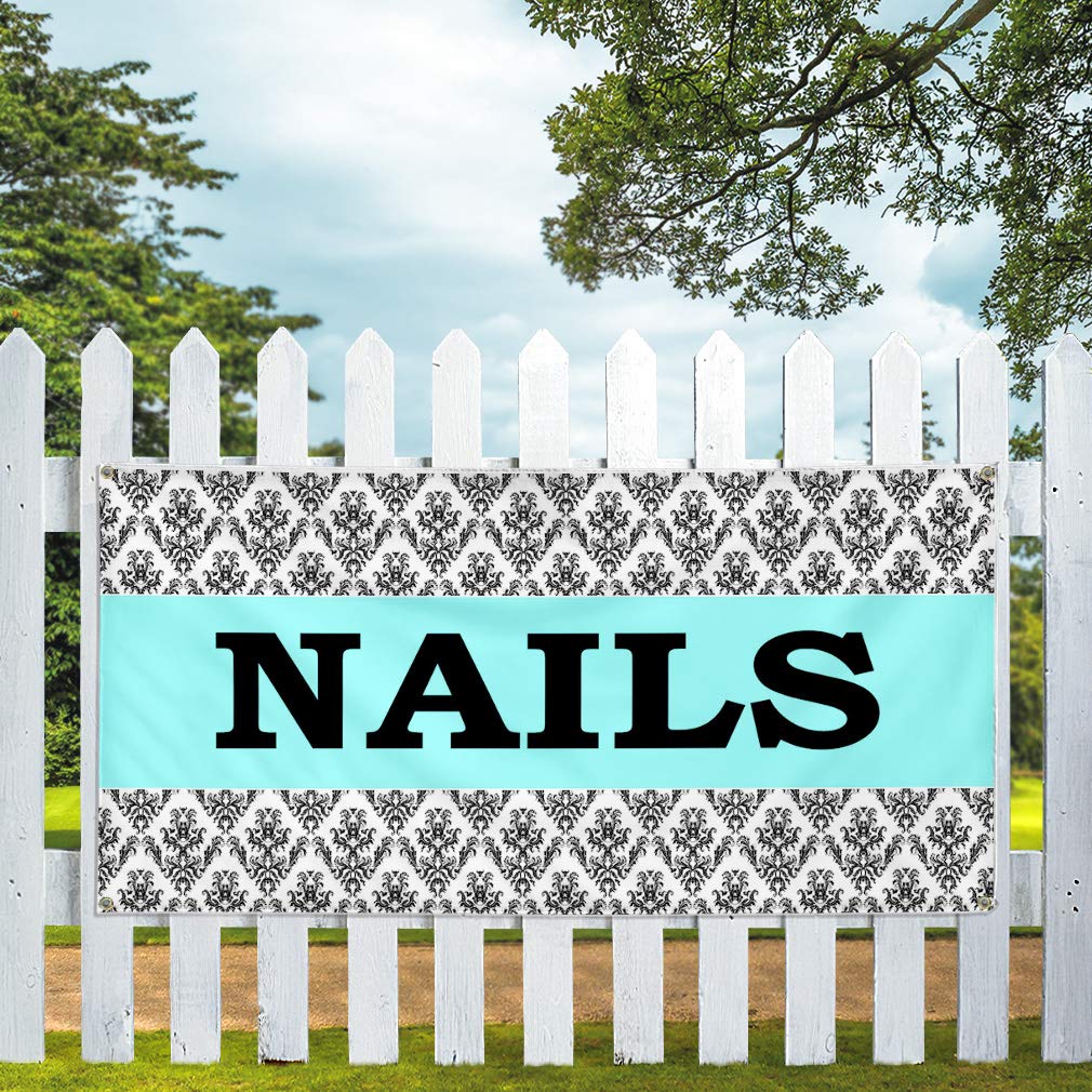 Custom Vinyl Banners 60x144 Inches - Weatherproof Outdoor Business Signs with 10 Grommets for Advertising, Yard Sales & Events (Multiple Sizes Available) - Perfect for Storefronts, Trade Shows & Construction Sites